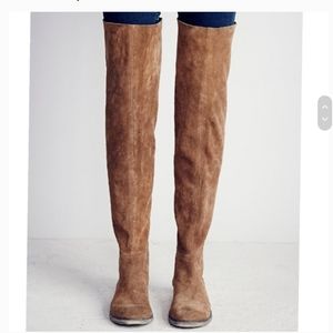 Free People Suede Tall Boots